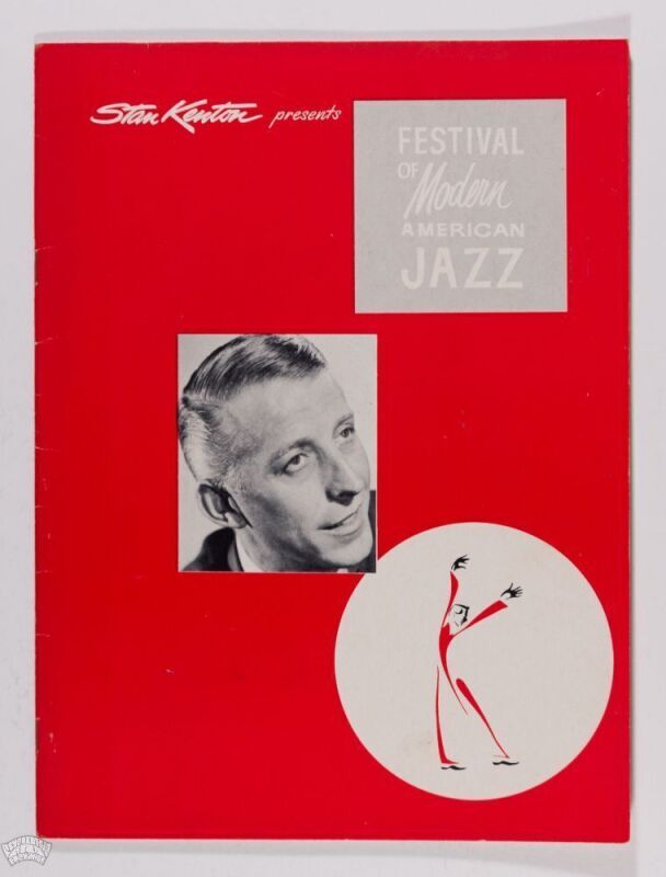 1953 Charlie Parker June Christy Stan Kenton's Festival of Modern American Jazz Program Near Mint 81