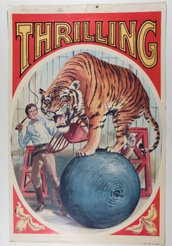 Vintage Circus Poster Fine 57