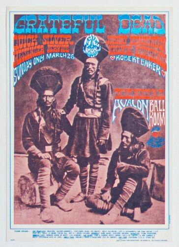 1967 FD-54 Grateful Dead Avalon Ballroom Postcard Near Mint 87