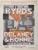 1971 The Byrds Delaney & Bonnie and Friends Hollywood Palladium Poster Excellent 79