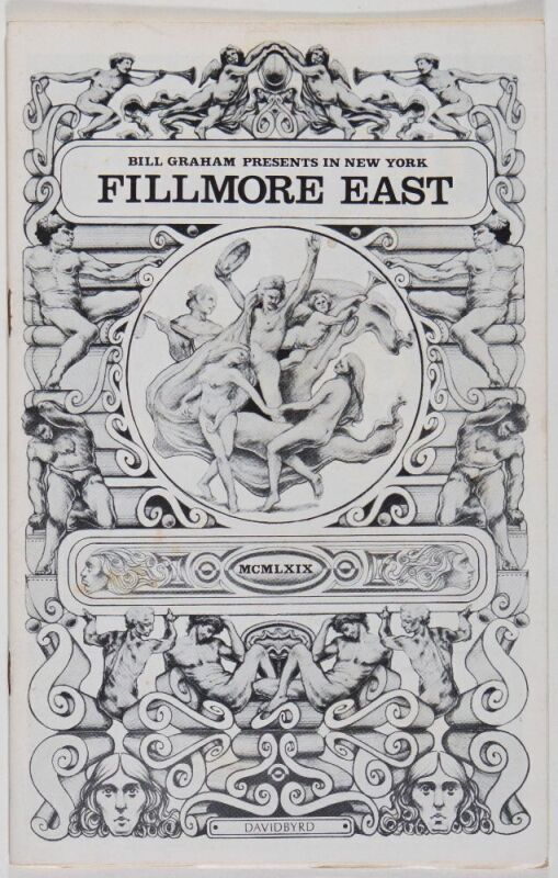 1969 The Who Chuck Berry Albert King Fillmore East Program Excellent 79