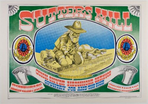 1967 FD-62 Quicksilver Messenger Service Avalon Ballroom Poster Near Mint 89