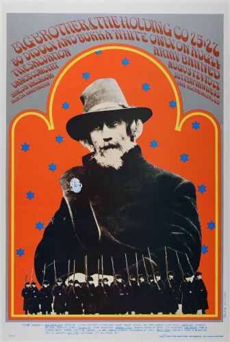 1967 FD-77 Big Brother Janis Joplin Bo Diddley Avalon Ballroom Poster Near Mint 89