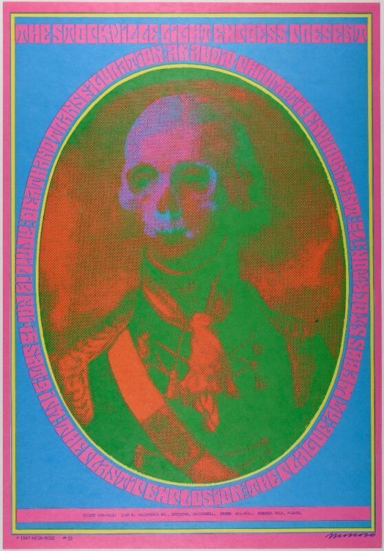 1967 NR-13A The Plastic Explosion Webbs In Stockton Poster Near Mint 89