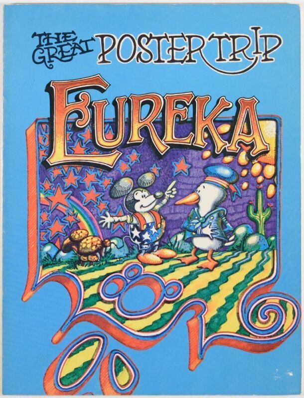 1968 The Great Poster Trip: Art Eureka Book Near Mint 81