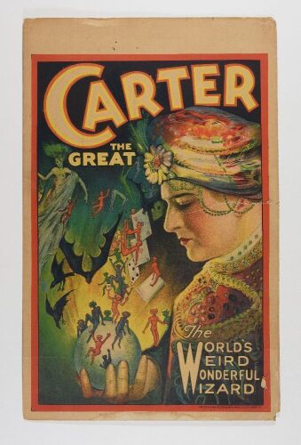 Carter The Great Vintage Cardboard Poster Fine 59