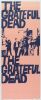 1966 Grateful Dead Scorpio Records Promotional Poster Fine 59 Trimmed