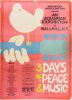 1969 AOR-3.1 Woodstock Festival First Printing Poster Fine 59 Trimmed