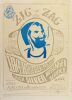 1966 FD-14 Big Brother Zig Zag Man Avalon Ballroom Signed & Doodled Mouse Pirate Printing Poster Fine 55