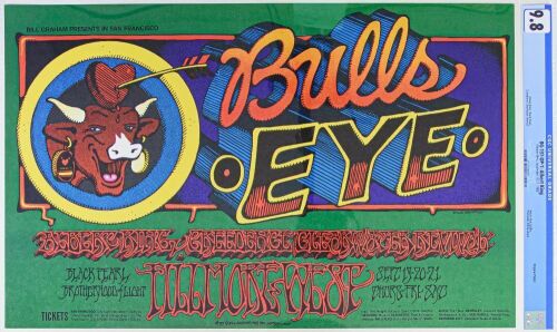 1968 BG-137 Creedence Clearwater Revival Albert King Fillmore West Poster CGC 9.8