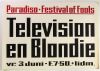1977 Television Blondie The Paradiso Amsterdam Poster Excellent 75