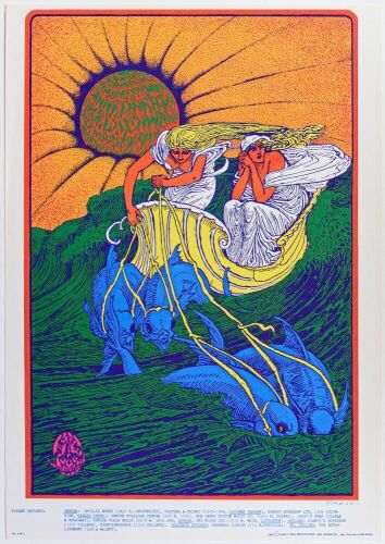 1967 FD-D14 Canned Heat 1601 W Evans Street Denver Poster Near Mint 89