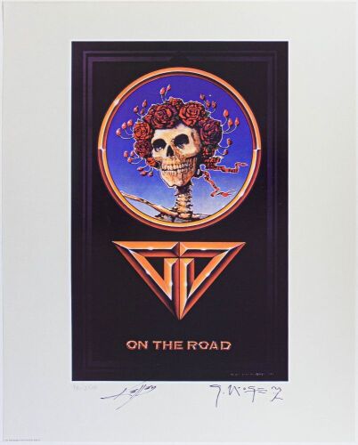 1997 Mouse & Kelley Grateful Dead On the Road LE Signed Mouse & Kelley Print Near Mint 85