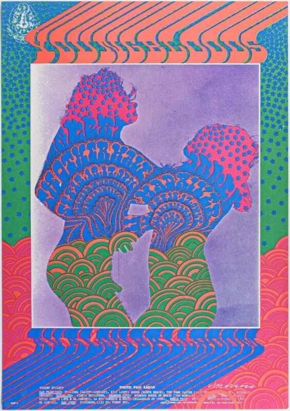 1967 FD-81 Youngbloods The Other Half Avalon Ballroom RP2 Poster Near Mint 89
