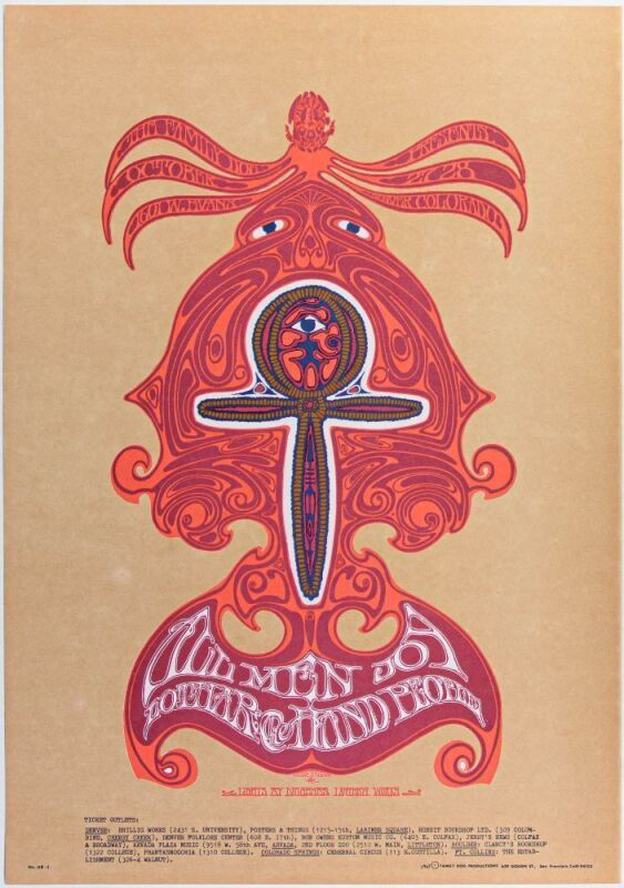 1967 FD-D8 Allmen Joy 1601 West Evans Street Denver Poster Mint 91