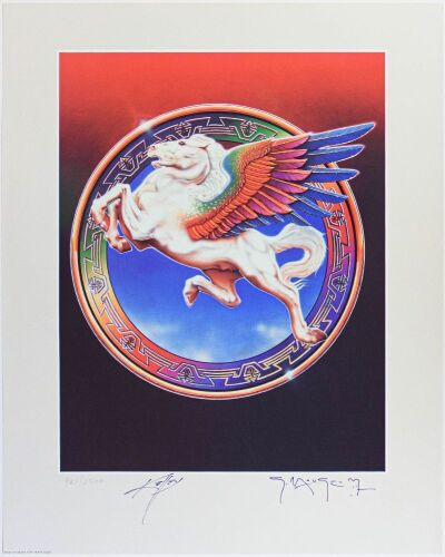 1997 Mouse & Kelley Steve Miller Band Book of Dreams LE Signed Mouse & Kelley Print Near Mint 85