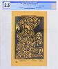 1966 BG-17 Grateful Dead Jefferson Airplane Fillmore Auditorium Handbill CGC 5.5