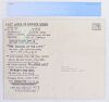 1968 BG-133 Grateful Dead The Who Fillmore West Postcard CGC 6.5 - 2