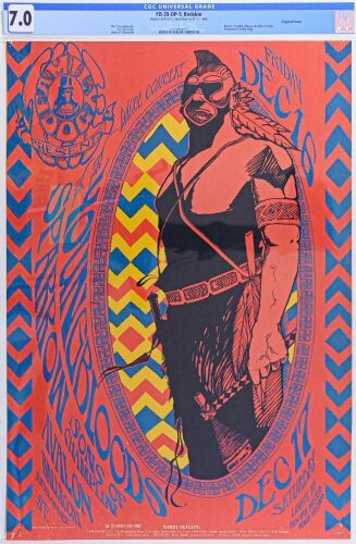 1966 FD-39 The Youngbloods Sparrow Avalon Ballroom Poster CGC 7.0