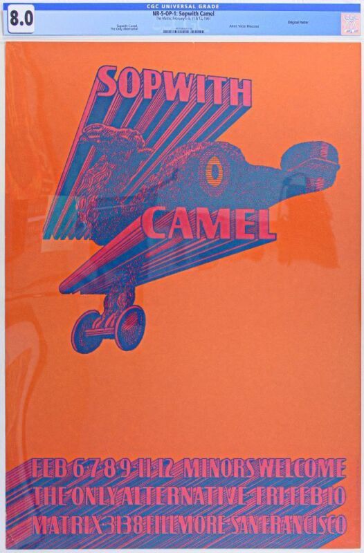 1967 NR-5 Sopwith Camel The Matrix Poster CGC 8.0