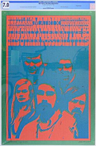 1967 NR-7 The Only Alternative & His Other Possibilities The Matrix Poster CGC 7.0