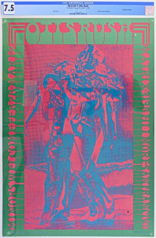 1967 NR-8 Otis Rush The Matrix Poster CGC 7.5