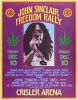 1971 AOR-4.194 John Sinclair Rally Ann Arbor Poster Near Mint 85