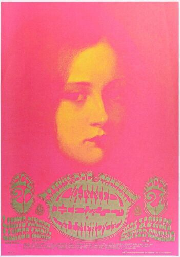 1967 FD-D7 Canned Heat 1601 W Evans Street Denver Poster Near Mint 81