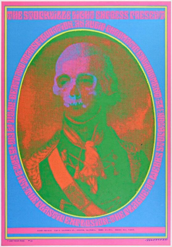 1967 NR-13A The Plastic Explosion Webbs In Stockton Poster Near Mint 89