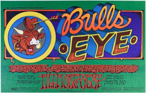 1968 BG-137 Creedence Clearwater Revival Albert King Fillmore West Poster Near Mint 87