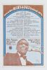 1973 Gary Grimshaw Ray Charles Ann Arbor Blues & Jazz Festival Otis Spann Memorial Field Handbill Mint 90