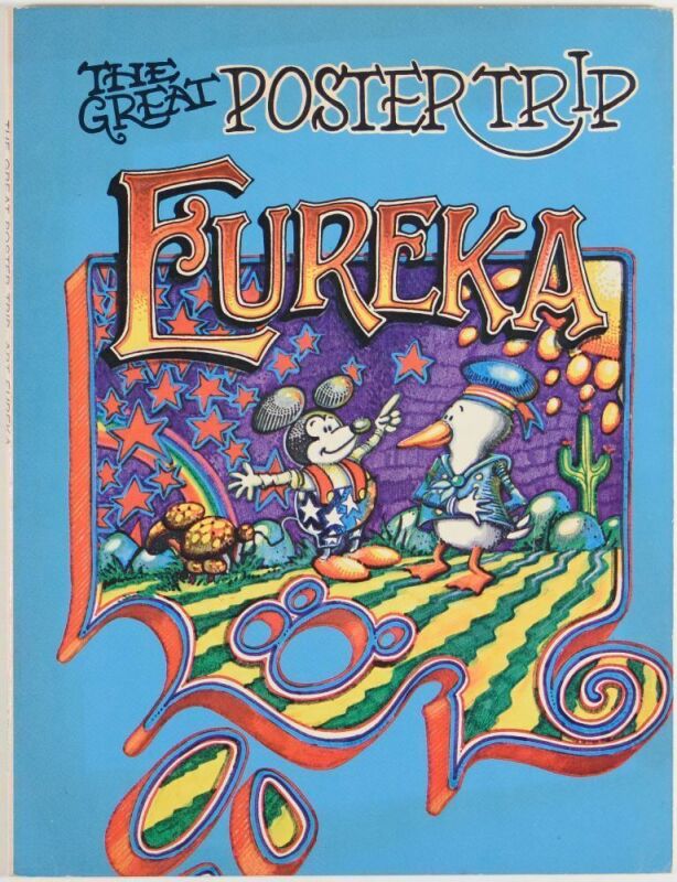 1968 The Great Poster Trip: Art Eureka Book Near Mint 83