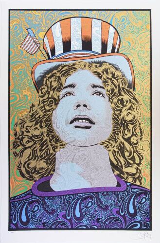 2017 Chuck Sperry Jerry Garcia Spring LE Signed Sperry Poster Near Mint 89