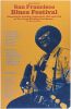 1982 Albert Collins Robert Cray Band Tenth Annual San Francisco Blues Festival Great Meadow Park Poster Excellent 73