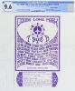 1970 G/G-700809 Alice Cooper James Gang The Stooges Goose Lake Music Festival Handbill CGC 9.6