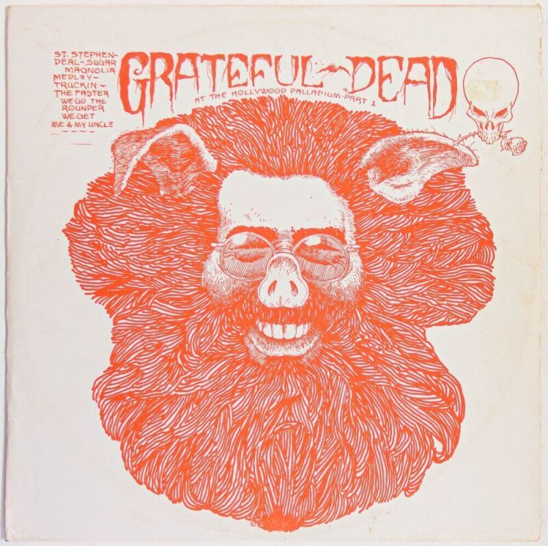 1971 Grateful Dead at the Hollywood Palladium Unofficial Vinyl LP Record