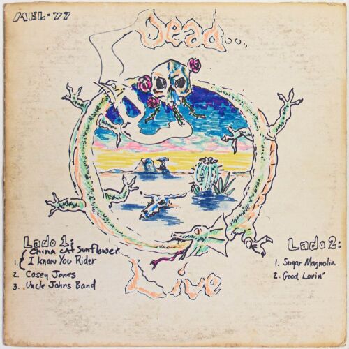 1977 Grateful Dead Unofficial Vinyl LP Record