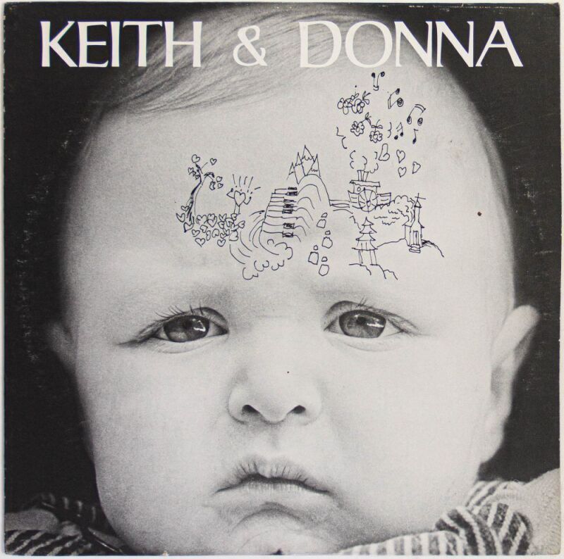 1975 Keith & Donna Godchaux Round Records Vinyl LP Record