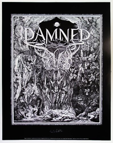 1987 PCL-4 Lee Conklin The Damned Poster Excellent 79