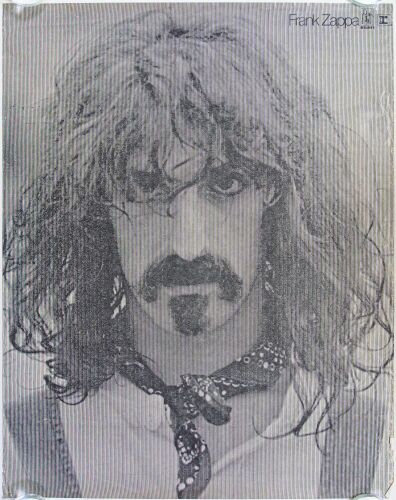 1970s Frank Zappa Reprise Records Promotional Poster Extra Fine 63