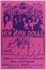 1974 KISS New York Dolls I.M.A Auditorium Poster Near Mint 87