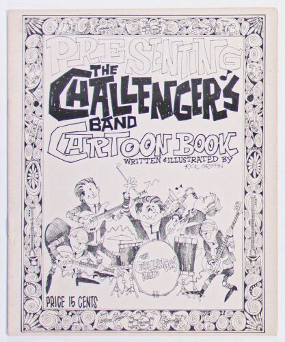 1960s Rick Griffin The Challengers Band Cartoon Book Near Mint 85