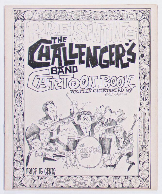 1960s Rick Griffin The Challengers Band Cartoon Book Near Mint 85