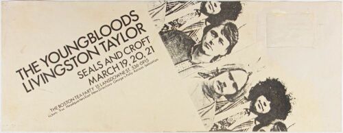 1970 Youngbloods Boston Tea Party Poster Fine 53 Restored