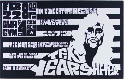 1971 Ten Years After CVA Gym Cardboard Poster Extra Fine 69