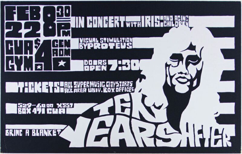 1971 Ten Years After CVA Gym Cardboard Poster Extra Fine 69