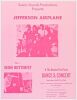 1968 Jefferson Airplane Iron Butterfly Swing Auditorium San Bernadino Flyer Near Mint 80