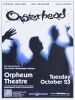 2001 Oysterhead The North Mississippi All Stars Orpheum Theatre Poster Near Mint 87