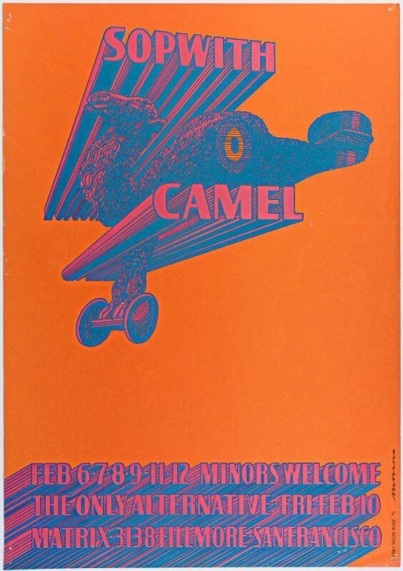 1967 NR-5 Sopwith Camel The Matrix RP2 Poster Extra Fine 69