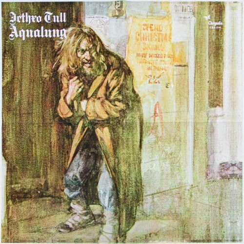1976 Jethro Tull Aqualung Chrysalis Records Catalog Sleeve-Enlargement Promo Poster Near Mint 89
